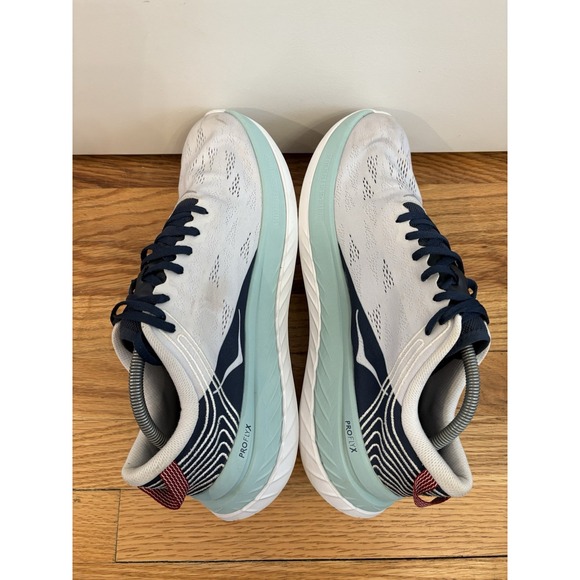 Hoka One One Men's Carbon X Nimbus Cloud/Moroccan Blue Running Shoes Size 11 US - Picture 5 of 8